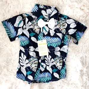 Lightweight Toddler short sleeve button-up